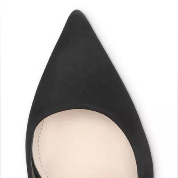 New SCHUTZ Women's Lou Black Suede Pointed Toe High Heel Pumps - Size 8B - Picture 4 of 16